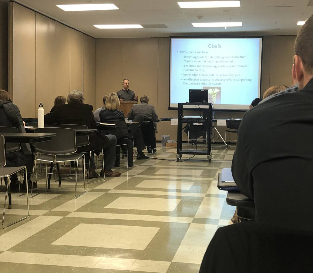 Dr. Gary Behrman discussing the physician's role in early detection and referrals