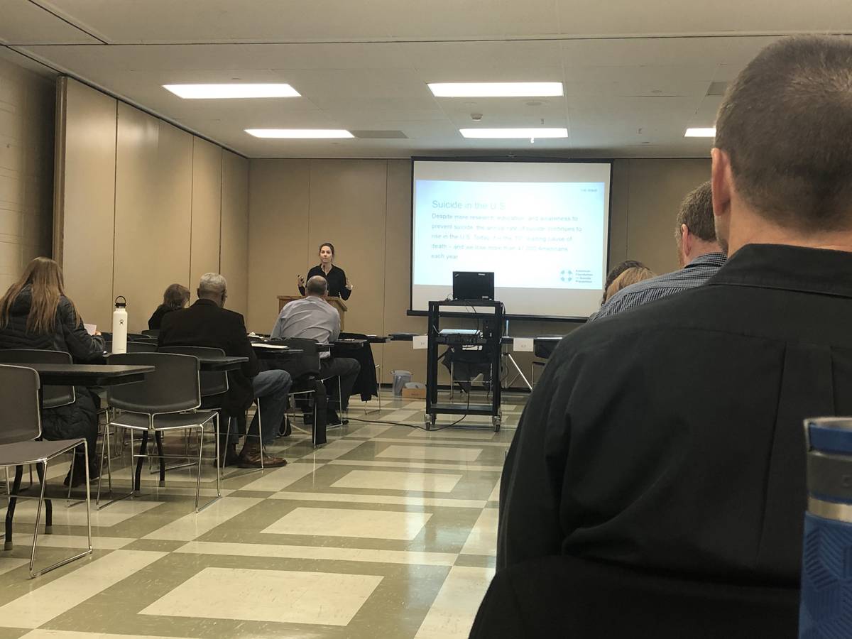Dr. Alexandra Karydi of Project 2025 discussing preventing suicide through connection