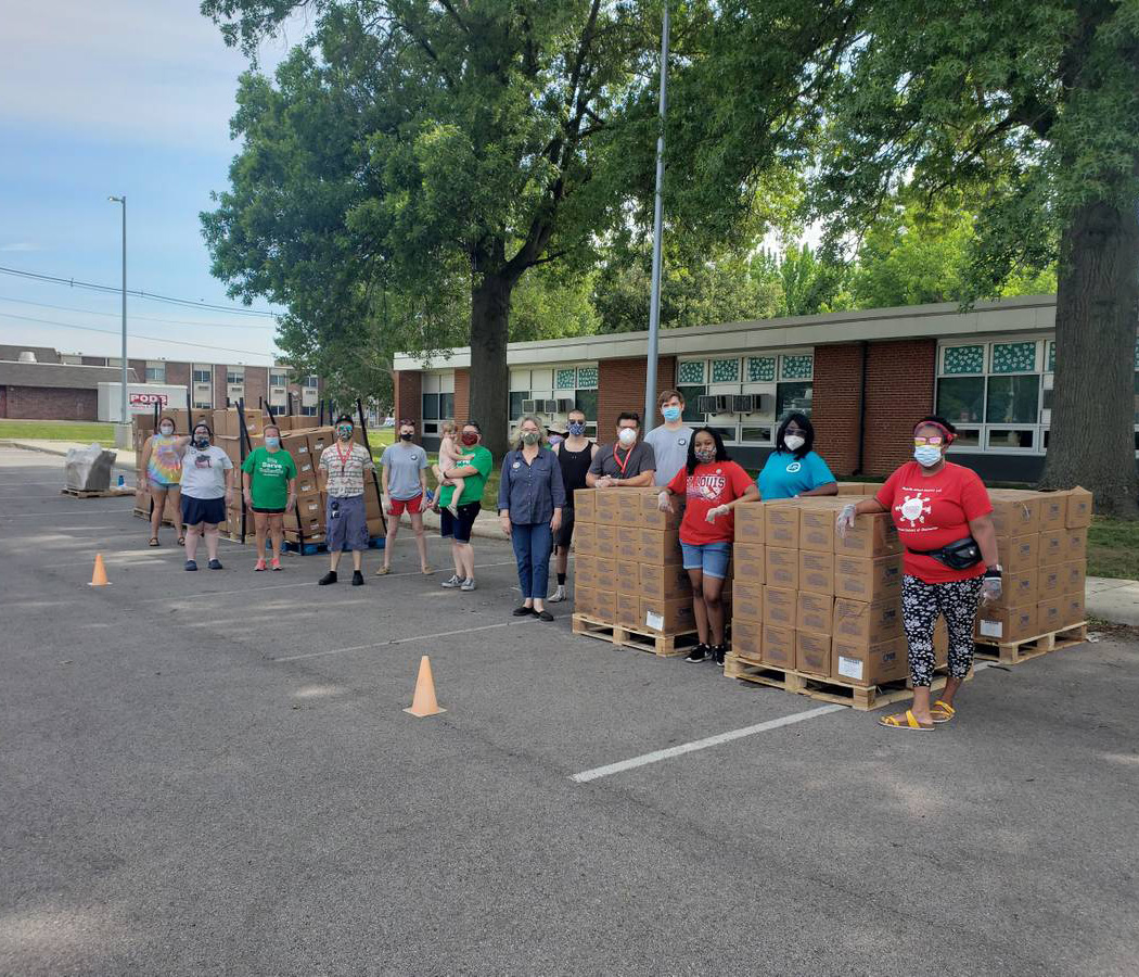 Volunteers for Community Food Market