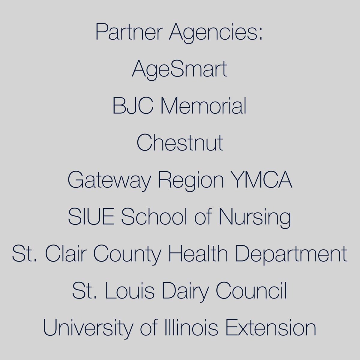 Participating Partner Agencies