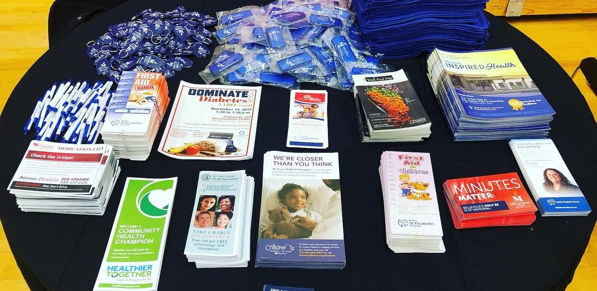 The HEALTHIER TOGETHER informational table