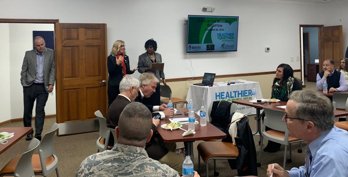 Final preparations from our host (Joy Paeth), Co-Chair (Dr. Desarie Holmes) and Council member (Dr. Bob Farmer)