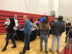 Belle Valley school's families engaging with HEALTHIER TOGETHER and learning about health & wellness topics. 